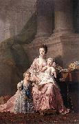 Charlotte of Mecklenburg-Strelitz with two of her children, Allan Ramsay